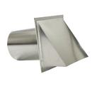 FAMCO&reg; Galvanized Screen & Damper Wall Vent Galvanized 