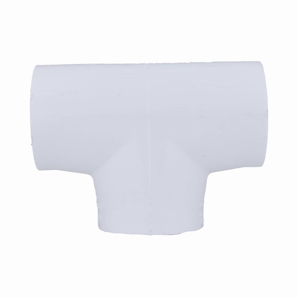 White PVC Schedule 40 Tee 
