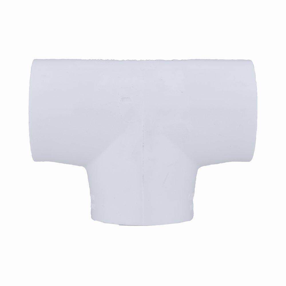 White PVC Schedule 40 Tee 