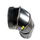 Barrington Manufacturing Standard Gauge Adjustable 90 Degree Elbow 