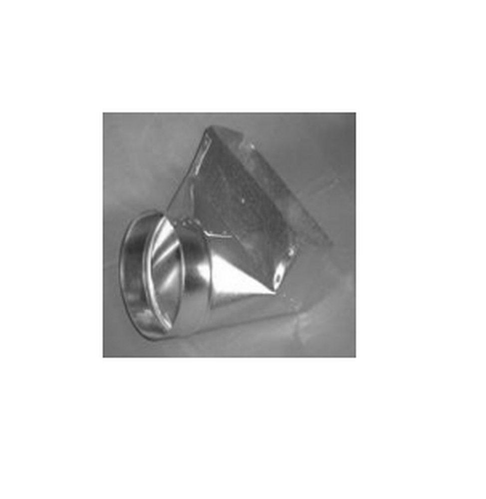 Barrington Manufacturing 4 x 10 in. 90 Degree Boot Galvanized Steel 30 ga 