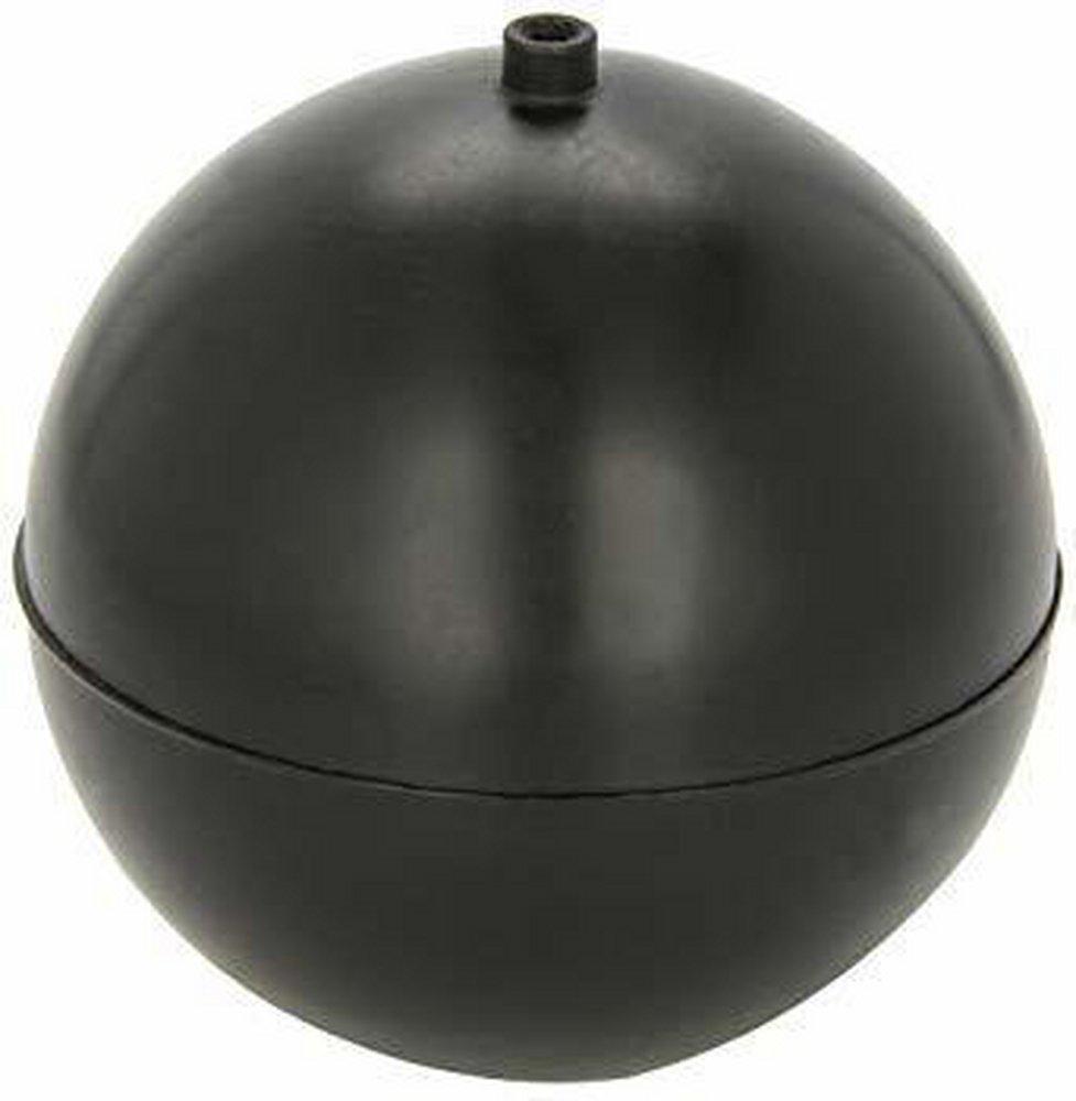 Robert Manufacturing Black Plastic Float Ball Valve 