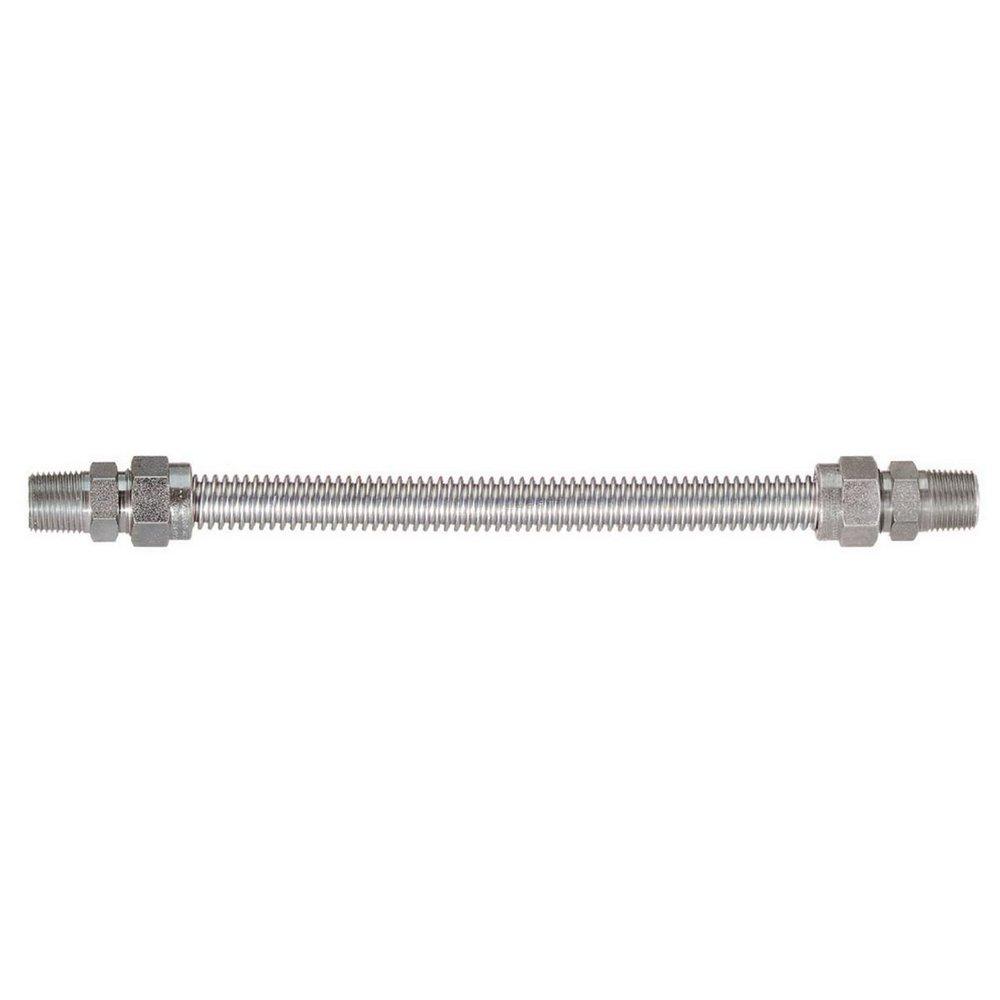 3/4 X 18 MIP X MIP Stainless Steel GAS Connector 