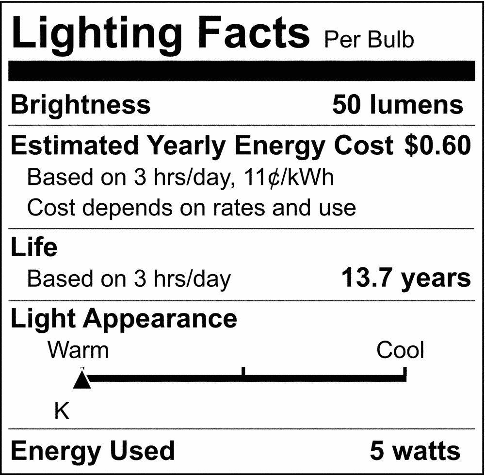 5W LED BULB T3 FES 24 V Frosted 