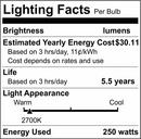 SATCO Clear R40 Dimmable Incandescent Heat Lamp with Medium Base 