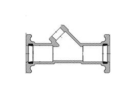 2 in. Bell End Ductile Iron Wye