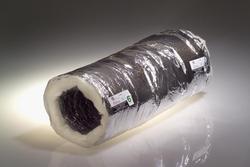 8 in. x 25 ft. Silver R4.2 Flexible Air Duct - Bagged