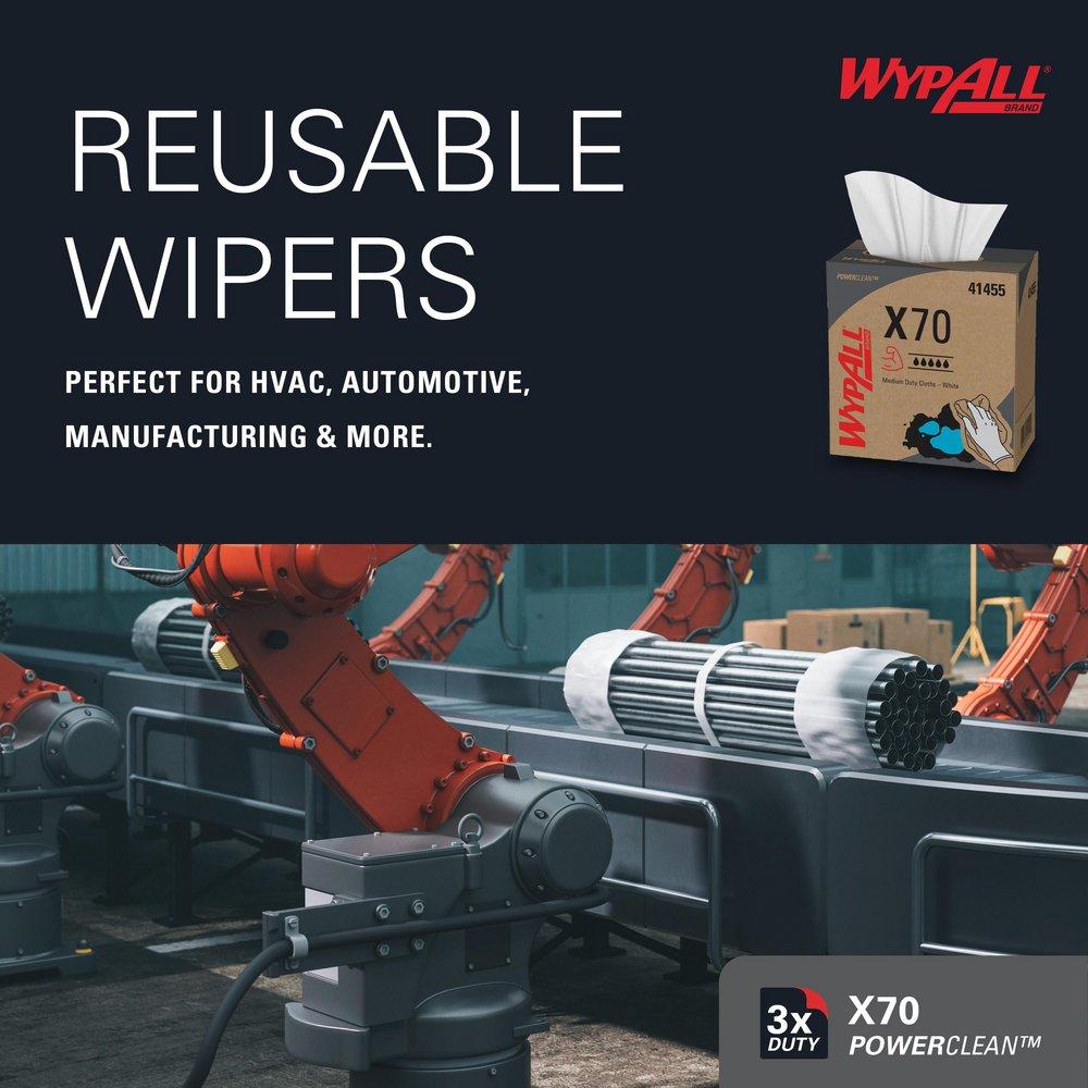 WypAll&reg; White 16-4/5 in. General Purpose Wipe (100 per Box) 