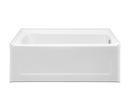 60 x 32 in. Drop-In Bathtub with Universal Drain in White
