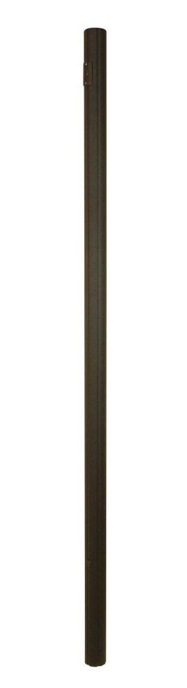 Craftmade Textured Matte Black 84 in. Fluted Aluminum Post 