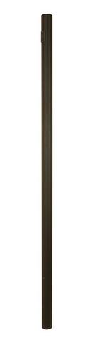 Craftmade Textured Matte Black 84 in. Fluted Aluminum Post 