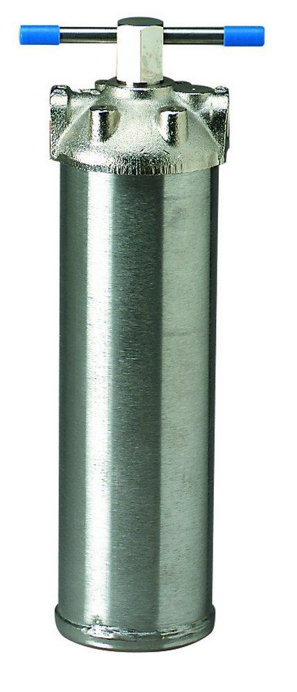 American Plumber Silver Stainless Steel Whole-house Filter Housing 