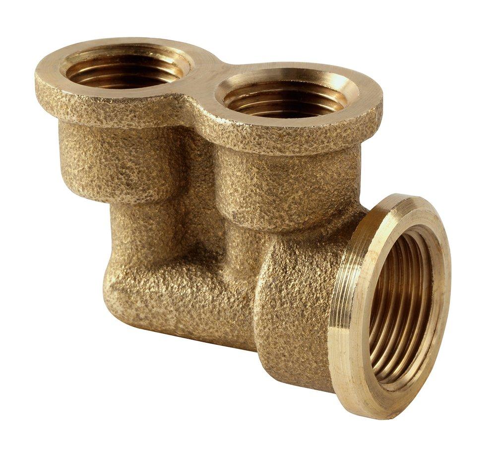 GROHE Polished Chrome Twin Elbow 