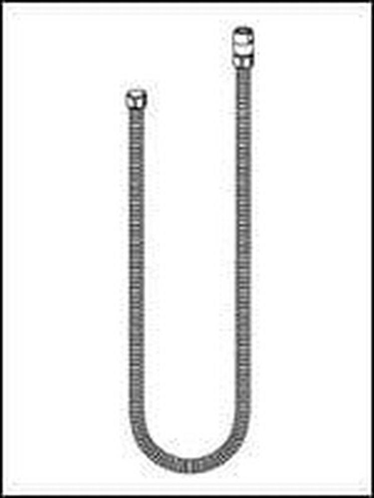 Moen Polished Chrome 1/2 in. Metal Flexible Water Connector 