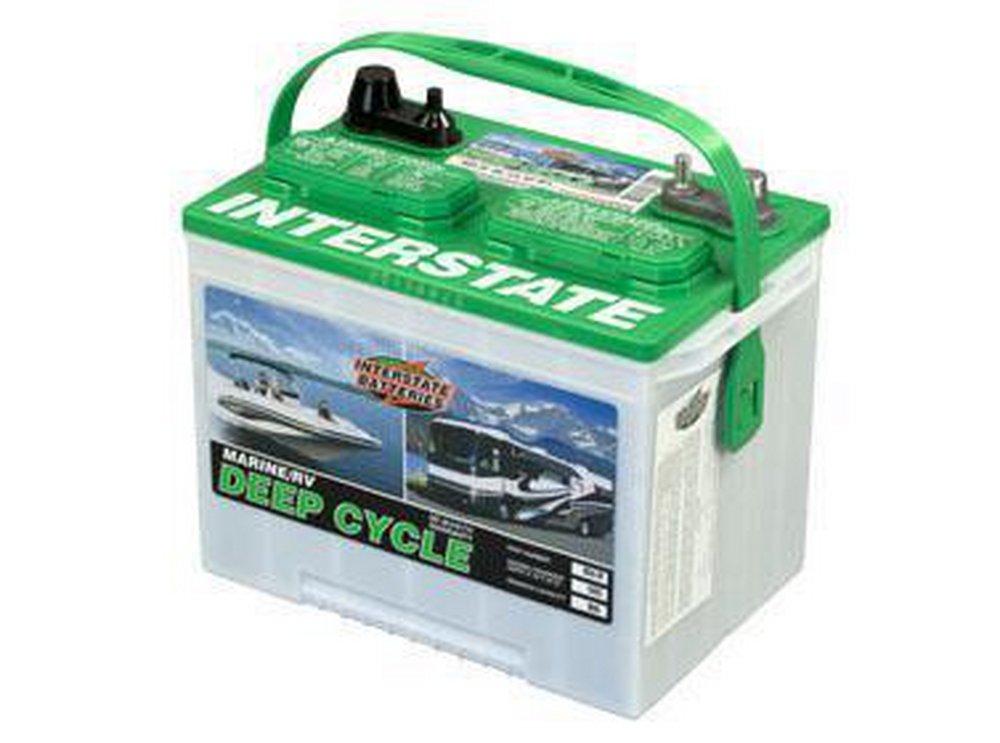 Interstate Batteries 6 7/8 in. Width Marine Deep Cycle Battery 