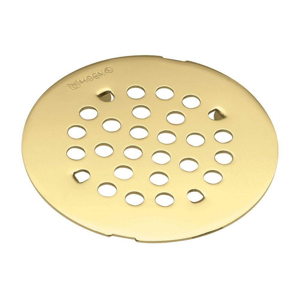 Moen Polished Brass 4-1/4 in. Brass Drain Cover 