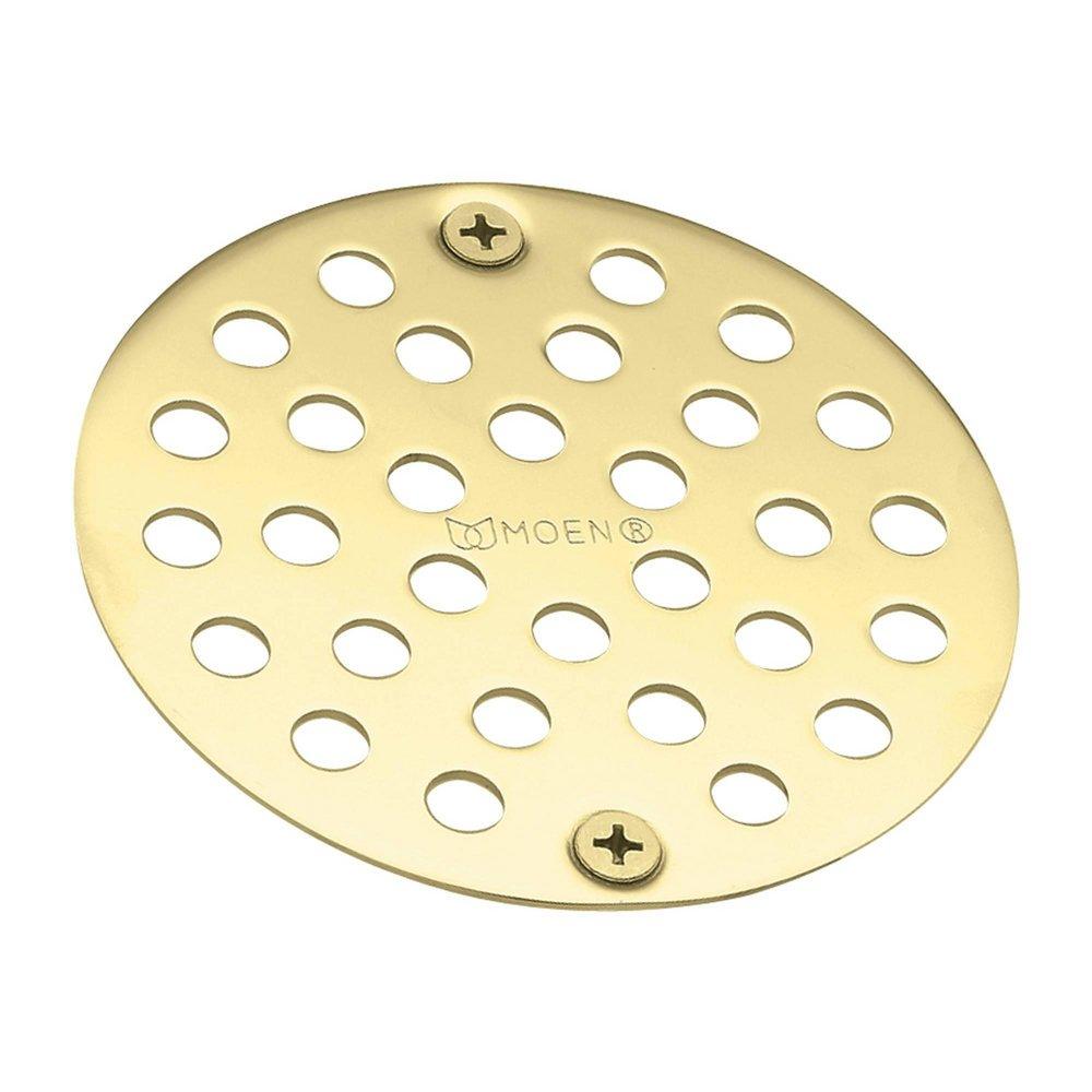Moen Polished Brass 4 in. Brass Drain Cover 