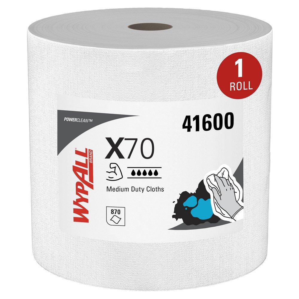 WypAll&reg; White 12-1/2 in. Jumbo Roll Wipes in White 