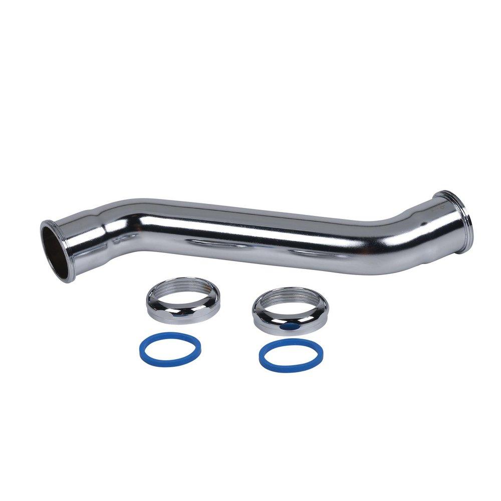 Dearborn Chrome 17 ga Slip-Joint Nut and Offset Trap in Chrome 