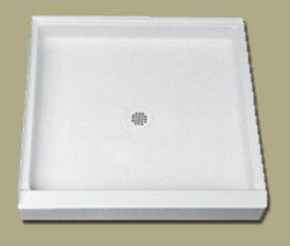 Florestone White 42 in. Rectangle Shower Base 