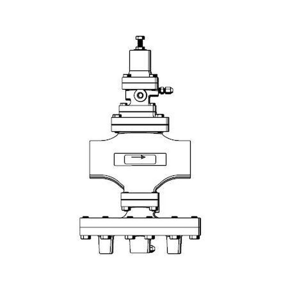 Armstrong International NPT 200# Ductile Iron Flexible Gas Pipe Pressure Regulator 