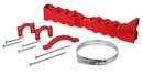 11 x 1-5/8 x 2-1/2 in. 190 lb. 300 Stainless Steel Band, ABS and Polyethylene Strap Bracket Kit