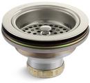 KOHLER Vibrant&reg; Polished Nickel Manual Sink Strainer 