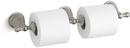 4-1/8 in. 2-Post Toilet Tissue Holder in Vibrant Brushed Nickel