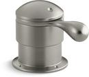 Deckmount Trim for Transfer Valve or Vacuum Breaker with Single Lever Handle in Vibrant Brushed Nickel
