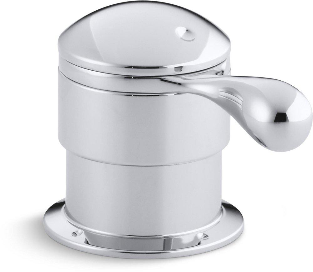 KOHLER Polished Chrome Deckmount Trim for Transfer Valve or Vacuum Breaker with Single Lever Handle 