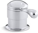 KOHLER Polished Chrome Deckmount Trim for Transfer Valve or Vacuum Breaker with Single Lever Handle 