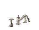 27 gpm 3-Hole Faucet Trim in Vibrant Brushed Nickel
