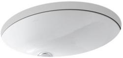 19-1/4 in. Dual Mount Oval Vitreous China Bathroom Sink in White