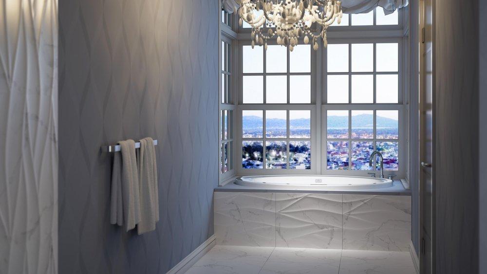 JACUZZI&reg; Black 62 x 43 in. Whirlpool Drop-In Bathtub with End Drain 