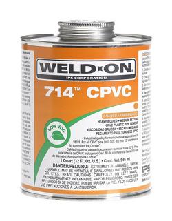 1 gal Regular Set Plastic Orange Pipe Cement