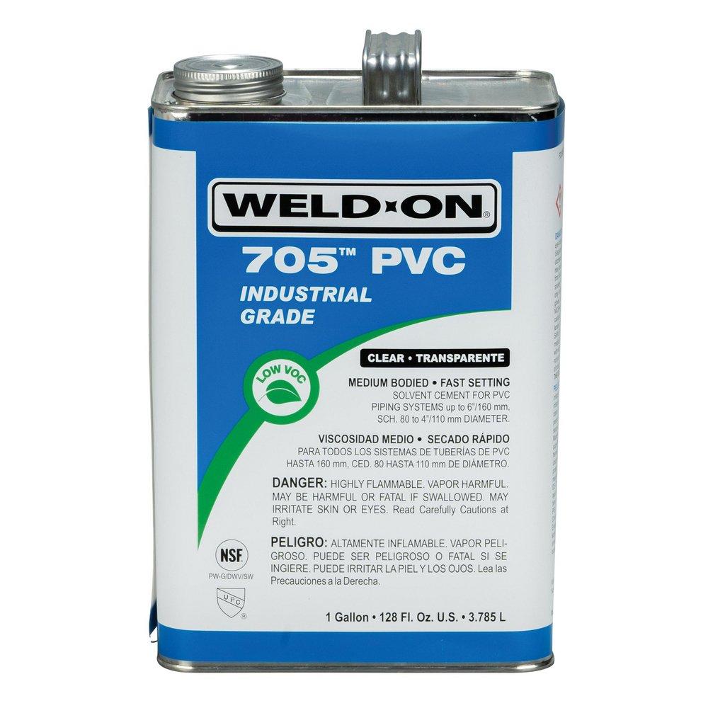 Weld-On&reg; Fast Set Plastic Clear Pipe Cement 