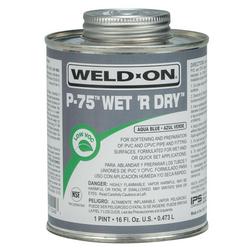 1 pt CPVC and PVC Pipe Aqua Blue Primer