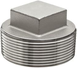 1/8 in. Threaded 150# 316 SP114 Stainless Steel Square Head Plug