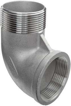 1/8 in. FNPT x MNPT 150# Street Global 304 Stainless Steel 90 Degree Elbow