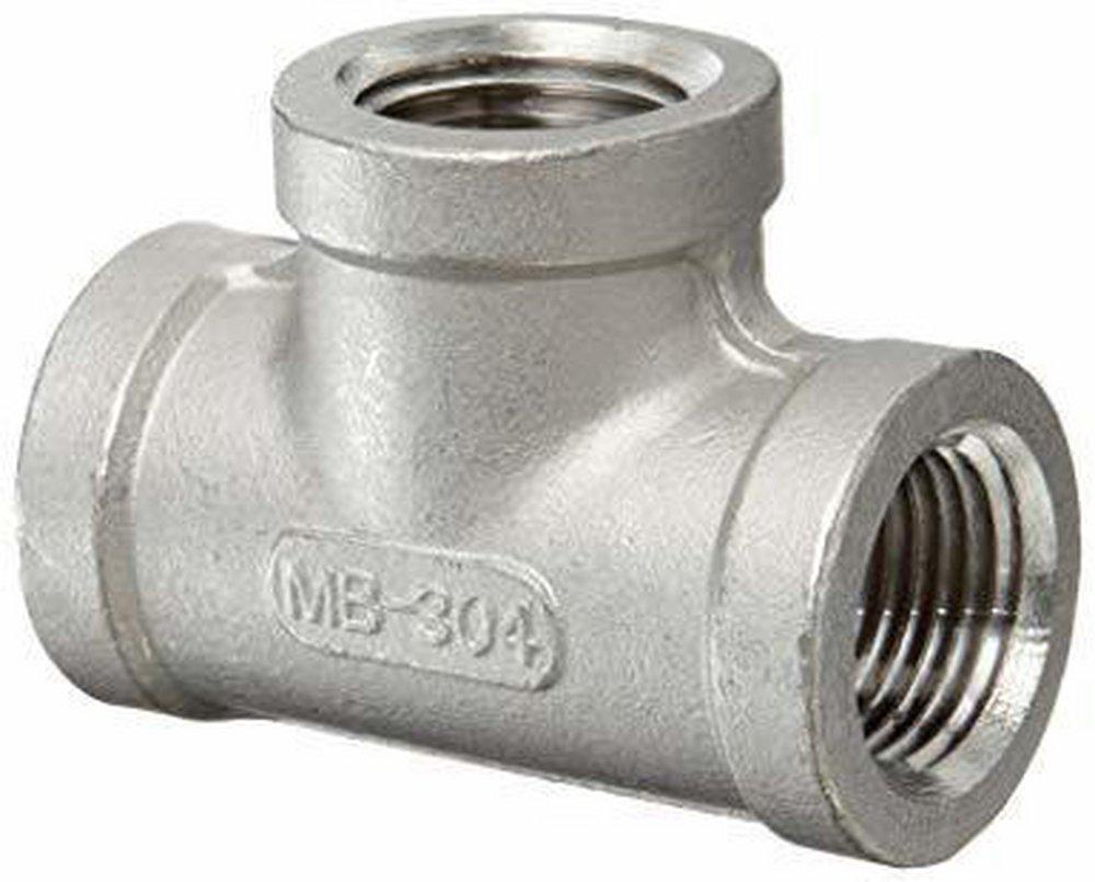 150# SS 304 Threaded Tee SP114 Stainless Steel 