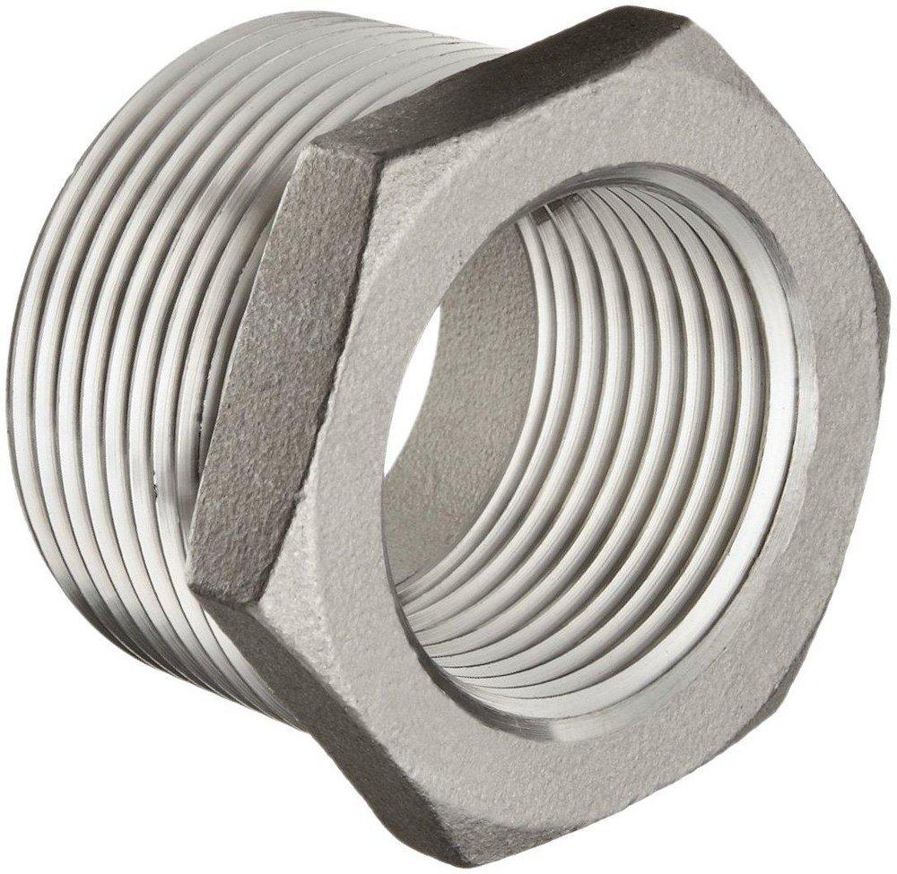 MNPT x FNPT 150# 316 Stainless Steel Reducing Hex Bushing 
