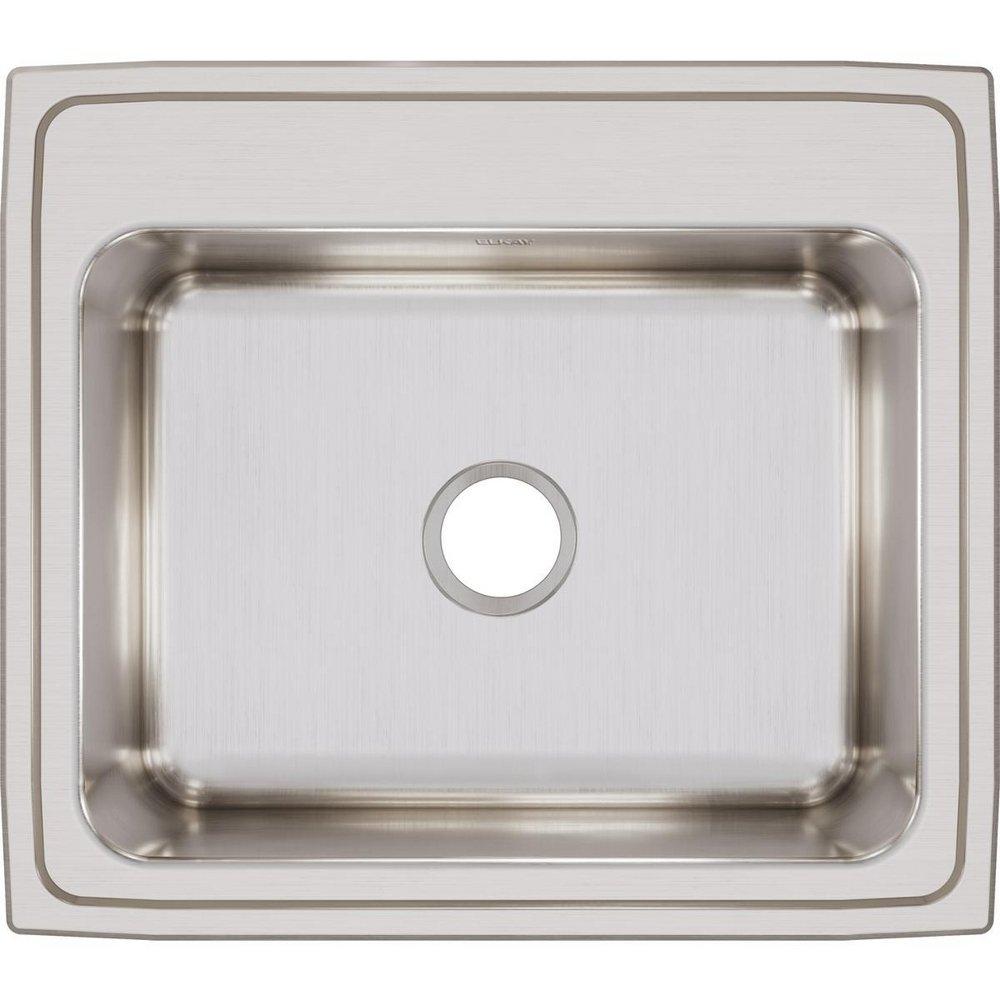 Elkay Buffed Satin 17 x 16 in. Stainless Steel Hand Wash Sink Only 
