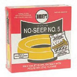 Wax Ring with Horn and Bolt Kit for 3 or 4 in. Waste Lines