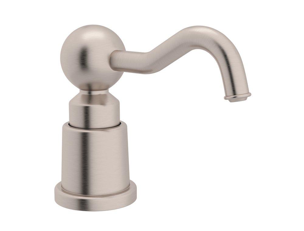 ROHL&reg; Satin Nickel 3-3/4 in. 12 oz Kitchen Soap Dispenser 