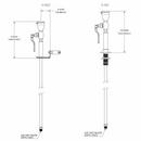 Speakman Polished Chrome Wall Mount Drench Hose 