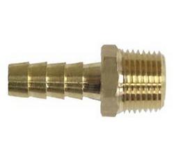1/2 in. Barbed x MPT Yellow Brass Adapter