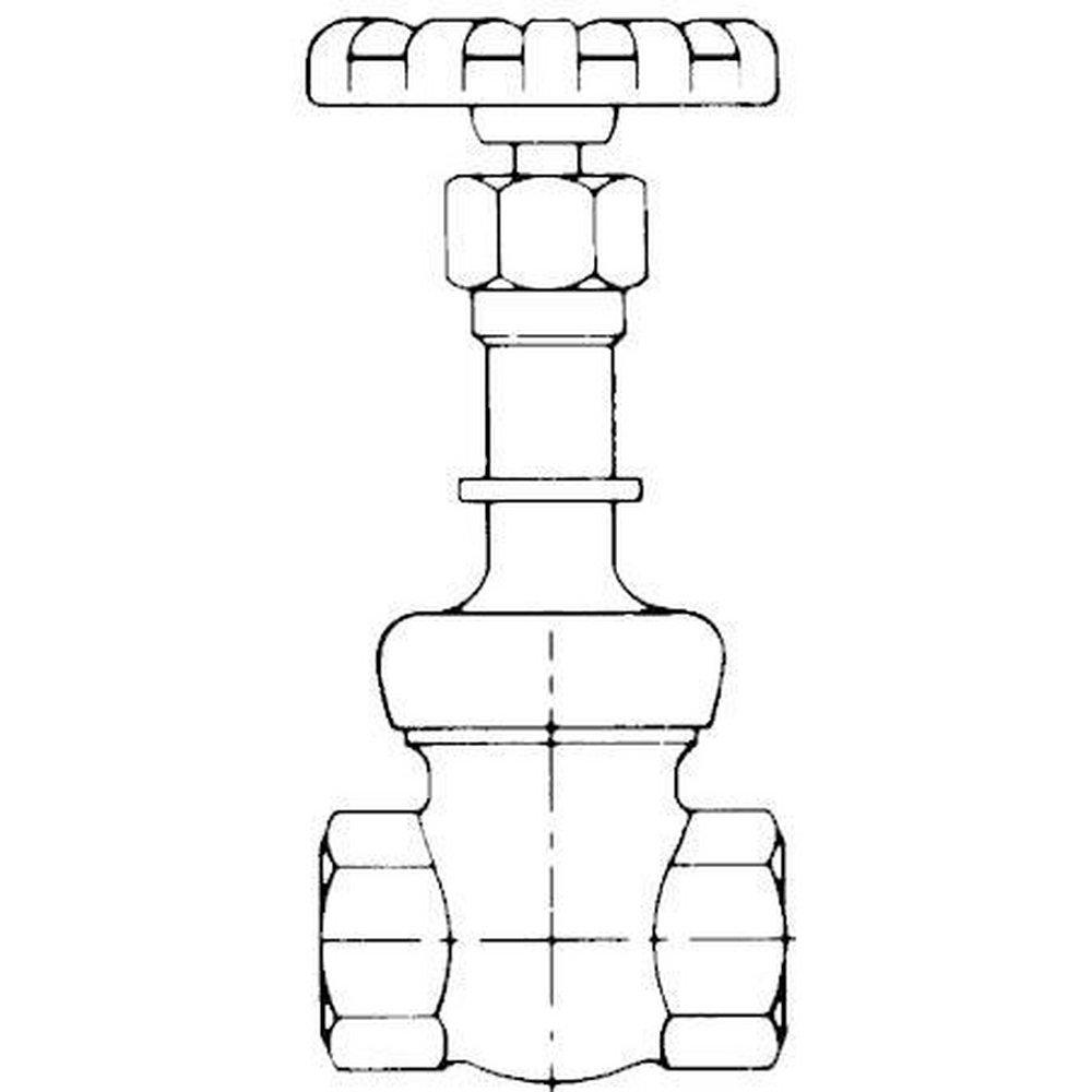 Crane Valve/Crane Energy Flow Sol Bronze Full Port Threaded Gate Valve 