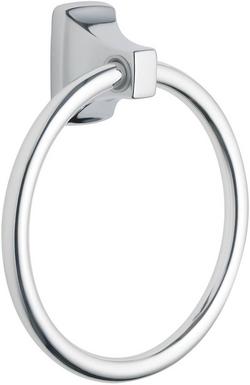 Round Closed Towel Ring in Polished Chrome