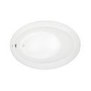 JACUZZI&reg; White 62 x 43 in. Soaker Drop-In Bathtub with End Drain 