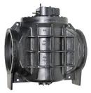 Milliken Valve Buna-N Coated Cast Iron, Buna-N, EPDM and 316 SS Stainless Steel 175 psi Flanged Wheel Handle Plug Valve 